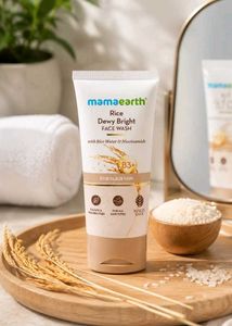 Mamaearth Rice Dewy Bright Face Wash