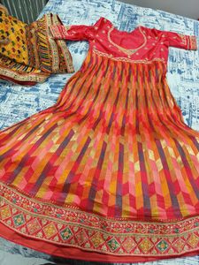A Beautiful Gown With Dupatta