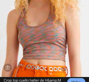Trendy Halterneck Cropped Top