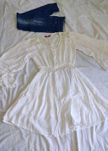 🥳White Dress &amp; Jeans..
