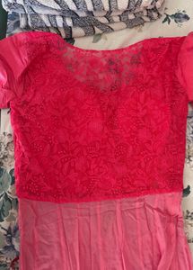Elegant Pink Ethnic Gown