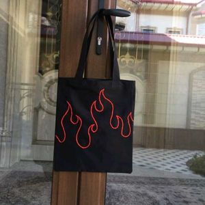 Anime Cloud Print Tote Bag