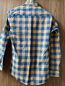 Hoffman Retro Blue &amp; Yellow Checkered Shirt