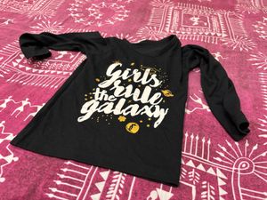 Girls Rule The Galaxy T-Shirt and jeans 2-4 years