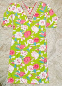 Flower Print Kurti Set 🌻