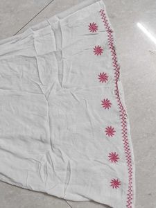 White Embroidered Dress