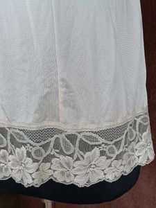 Vintage Lace Trim Slip Dress