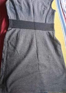 Gray Sleeveless Dress