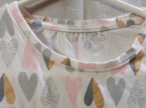 Guess Heart Print Long Sleeve Shirt