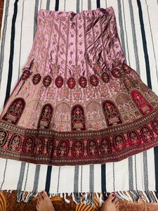 Elegant Embellished Unstitched Lehenga Choli