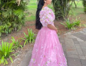 Stunning Pink Floral Lehenga and Blouse