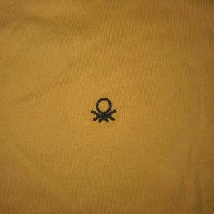 Authentic UCB Men's Yellow V-Neck T-Shirt