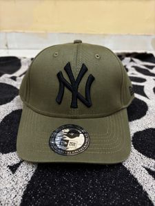 New Era NY Yankees Olive Fitted Hat