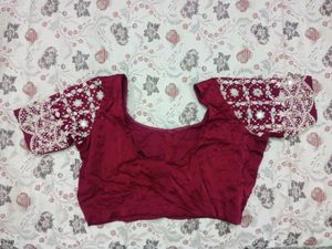 Exquisite Maroon Wedding Lehenga 3pc Set