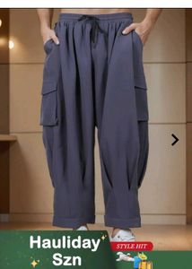Shein Stylish Blue Cargo baggy Pants