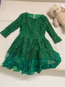 pretty bottle green midi