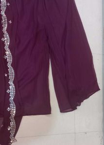 Elegant Purple Salwar Kameez Suit
