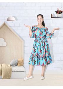 Off Shoulder Floral Dress