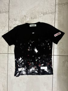 Off-White "Splash" Black T-Shirt