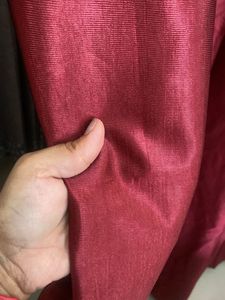 Maroon Curtains (set Of 2)