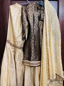 garara/farara kurta dupatta suit
