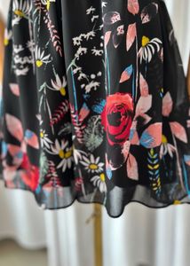Floral Print V-Neck Romper