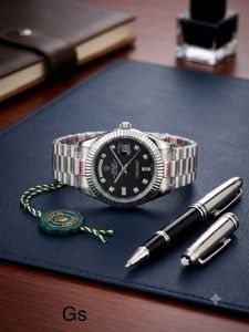 Rolex Watch with Diamond Accents