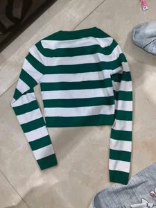 Striped Crop Top - Zara
