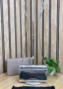 Bvlgari Silver Chain Shoulder Bag