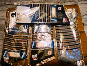 Johnson Woolen Striped Socks - 4 Pack