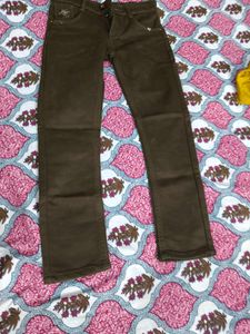 Boys Olive Green Jeans