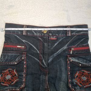 Petite Denim Skirt