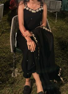 Elegant Black Kurta Set with Dupatta