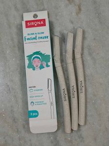 Sirona Facial Razor - Pack of 3