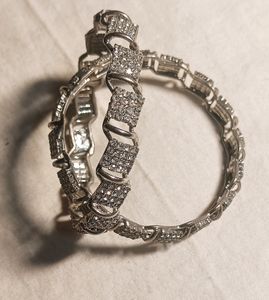 Artificial Silver Bangles