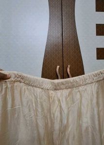 Elegant Cream Palazzo Pants