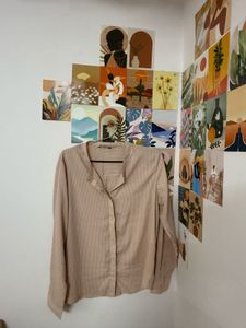 Chic Polka Dot Button-Up Blouse