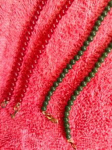 Red And Green Beads Chain