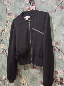 Black Bomber Jacket