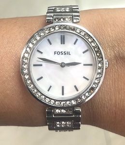Fossil Original Women's Watch - Silver & Crystal