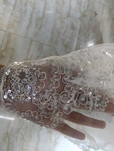 free delivery 🚚 Elegant White Bridal Gown❄️💠
