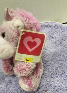 Cute Pink Unicorn Plush Toy