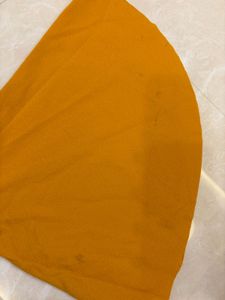 Mustard Yellow Bell Sleeve Wrap Top