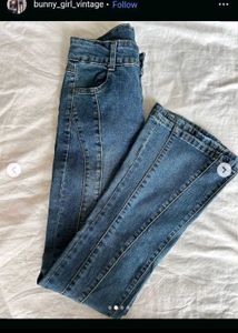 y2k Vintage Style Flared Jeans