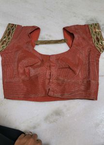 Beautiful Embroidered Saree with ready blouse