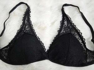 Zudio Black Lace Trim Bra &amp; Brief Set
