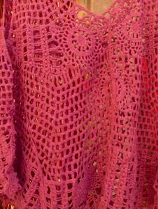 Crochet V-Neck Tank Top