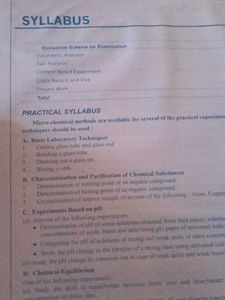 Chemistry Laboratory manual..For class 11th
