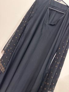 Elegant Black Abaya Gown