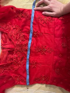 Stunning Red Embellished Gown